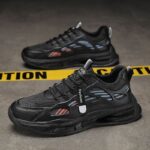 Spring Men's Shoes, New Breathable Mesh Shoes, Men's Korean Version, Versatile Platform Sneakers, Casual Running Dad Shoes - Image 4