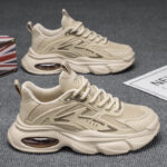 Men's Shoes 2025 Summer New Breathable Shoes Men's Trend Versatile Platform Sneakers Casual Running Dad Trendy Shoes - Image 4