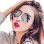 Pilot Classic Reflective Film Toad Glasses Retro Dazzling Sunglasses Versatile Fashion Sunglasses Manufacturers Wholesale - Image 2