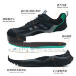 Labor Protection Shoes, Men's Steel Clubhead Toe, Anti-Smash, Anti-Puncture, Lightweight New Construction Site Work Shoes, Breathable, Odor-Resistant Safety Shoes - Image 2