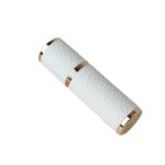 Pebbled leather perfume bottle 5-6ML direct filling head quick dispensing - Image 5