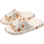 Poop-Feeling Slippers For Women & Men  Summer Home Use Indoor Couples Non-Slip Bathroom Bathing Printed Cooling Slippers Summer Wholesale - Image 5
