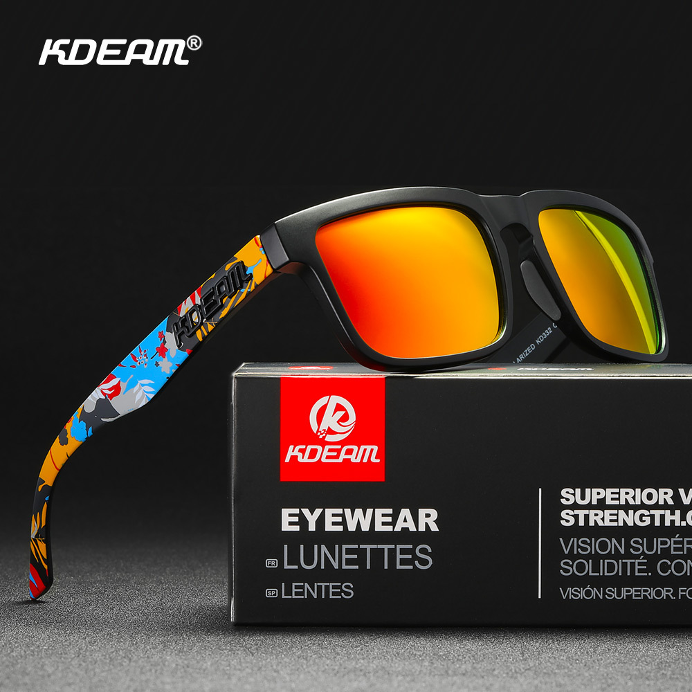 O1CN01OykEoX1IzYVZPRpIU_3555140964-0-cib.jpg KDEAM Classic Polarized Sunglasses Men's and Women's Ultralight Driving Glasses European and American Colorful Real Film Sunglasses KD332 - Image 1