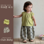 Boys' Korean style stylish sleeveless T-shirt set, 26 summer tank top, casual polka dot wide-leg pants, pure cotton clothing - Image 2