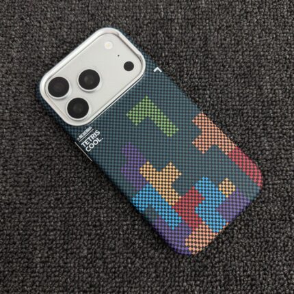 Tetris Magnetic Phone Case & Skin-Feel Matte Protective Cover Compatible with iPhone 17 Pro Max & Huawei Mate 80 Pro Max