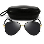 Metal Polarized Men's Sunglasses Men's Metal Sunglasses Toad Glasses Driving Glasses Vintage Large Frame Glasses - Image 4