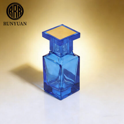 Transparent Deep Blue 50ml Complete Set 15-Mount - B; multicolored; Glass