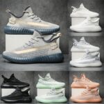 350 Coconut Style Flyknit Sneakers  Breathable Mesh Couple's Shoes (Plus Sizes Available) for Men and Women