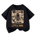 Boys' Loose Fit Cotton Short-Sleeve T-Shirt Casual Summer Tee for Kids - Image 3