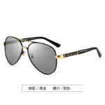 Black gold frame color changing film