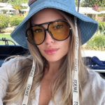 European and American Toad Sunglasses 2026 New Large Frame Pilot Premium Glasses Double Beam Women's Fashionable Retro Sunglasses - Image 2