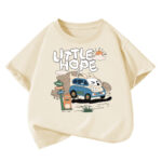 Boys' Loose Fit Cotton Short-Sleeve T-Shirt Casual Summer Tee for Kids - Image 4