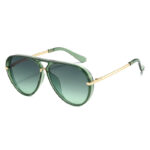 Translucent green frame green sheet