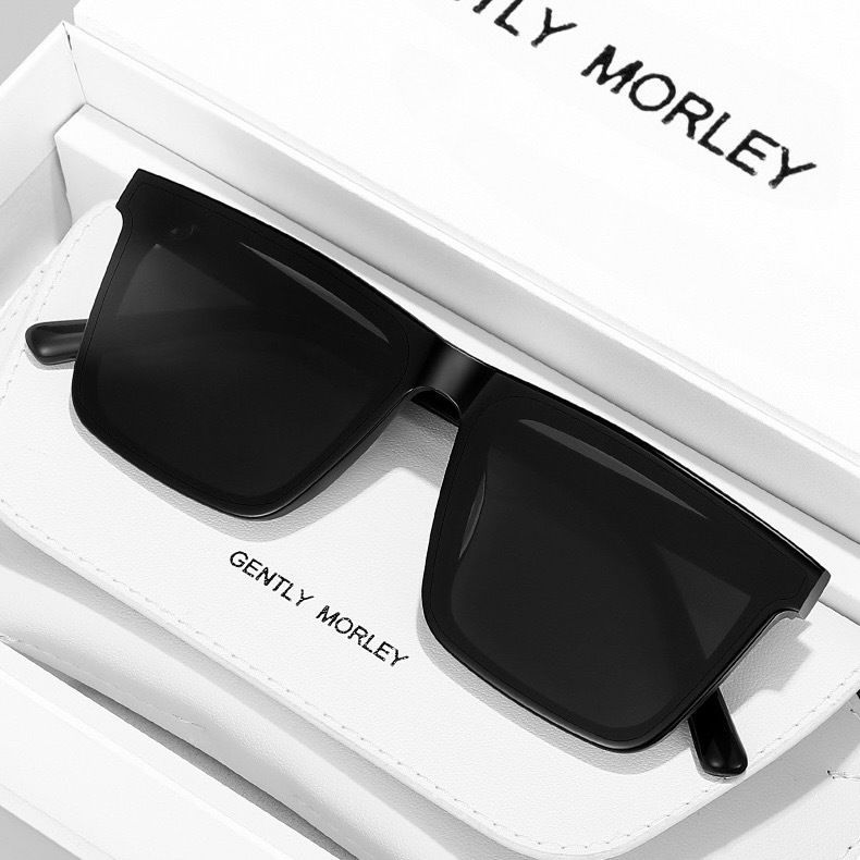 O1CN01UImyiV1wZ4VdjgY08_2218364206321-0-cib.jpg Square Sunglasses Men's New High-End Sunscreen UV Protection Men's Flat Sunglasses For Driving - Image 1