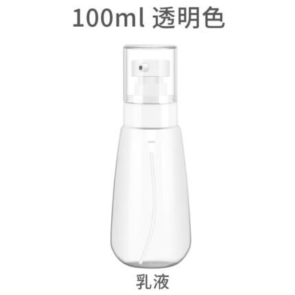 Transparent lotion bottle, 100ml