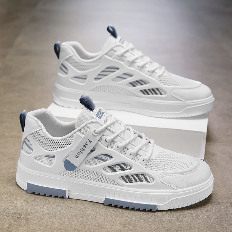 O1CN01Ud1jq61fqc5EA2YIL_2212485574058-0-cib.jpg 2025 Summer New Breathable Mesh Shoes Men's Trendy Versatile Little White Shoes Student Athleisure Sneakers Trendy Shoes - Image 1