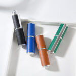 8ml Leather Twist-Up Perfume Atomizer  Portable Refillable Glass Spray Bottle - Image 3
