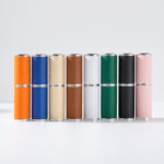 8ml Leather Twist-Up Perfume Atomizer  Portable Refillable Glass Spray Bottle - Image 4