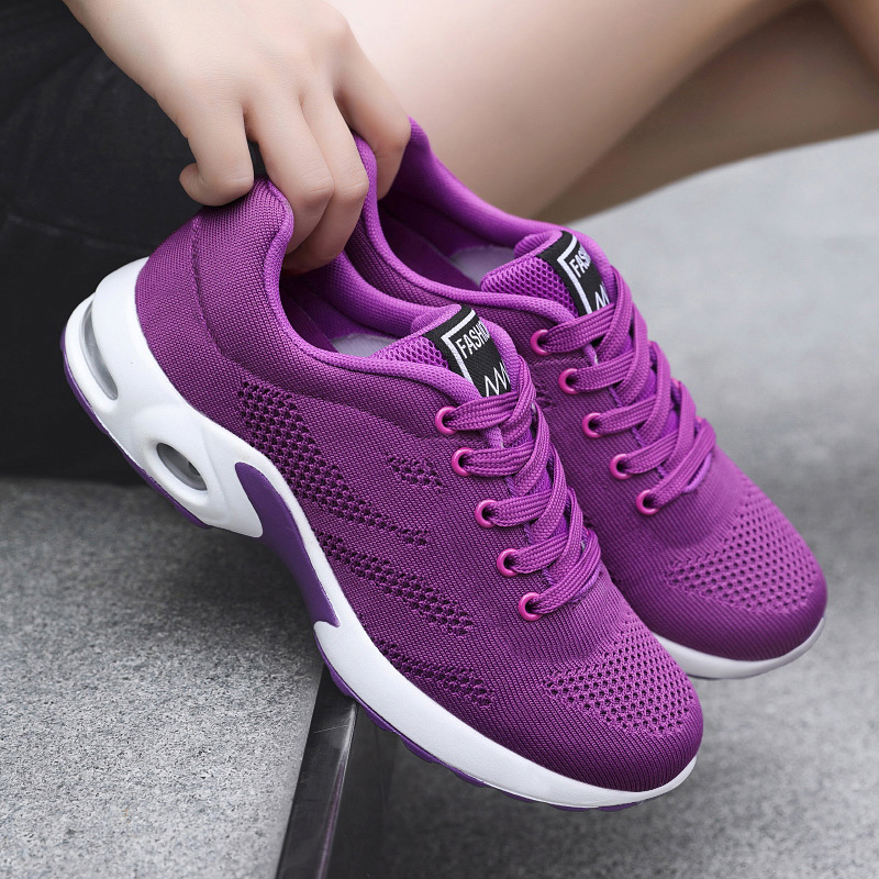 O1CN01WZBaa720BUYbxeUkS_2916366811-0-cib.jpg Korean Style Air Cushion Running Sneakers Soft-Sole Walking Shoes - Image 1