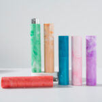 10ml Marble Twist-Up Perfume Atomizer Portable ABS Shell & Glass Vial Refillable Spray Bottle - Image 3