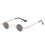 Funny Round Small Glasses Men's Trendy Small Lenses Sunglasses Douyin Internet Celebrities Funny Personality Retro Small Round Frame Sunglasses - Image 5