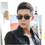 Polarized Sunglasses Wholesale Men's Sunglasses Driving Fishing Driver Glasses Fashion Square Round Face Black Driving Goggles - Image 2