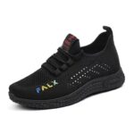 Women's Lightweight Breathable Flyknit Running Shoes Soft-Sole Casual Sneakers - Image 5
