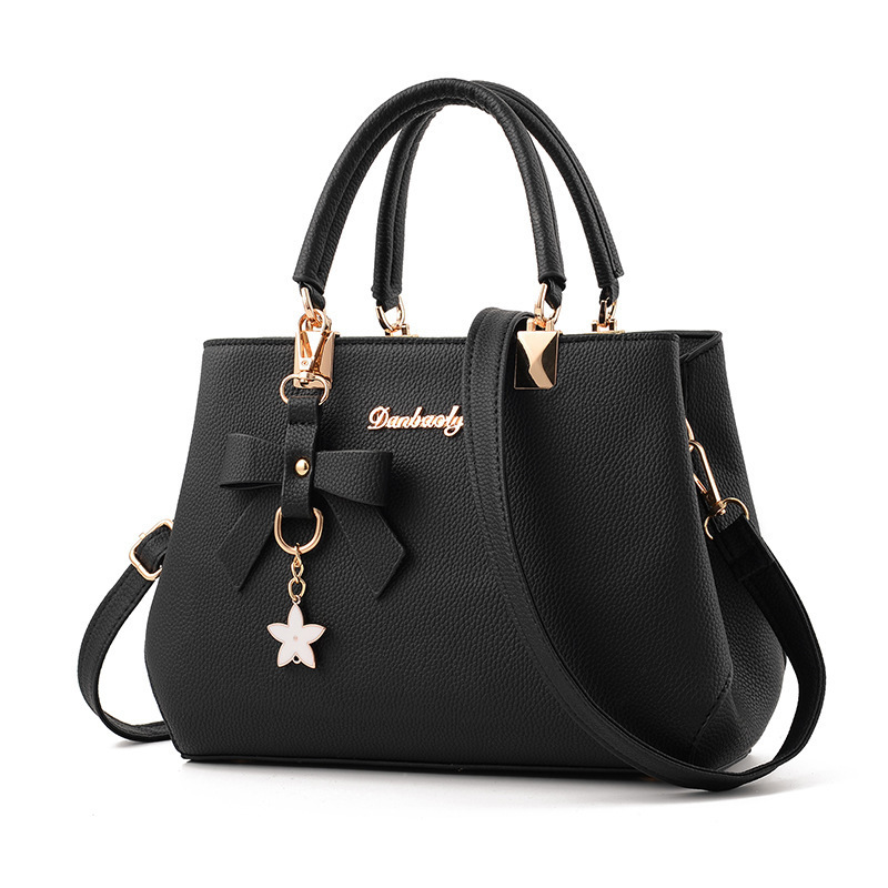 O1CN01arFUvm2CtiIrnZxZl_2219773568532-0-cib.jpg 2026 Korean Style Autumn/Winter Bow Handbag Fashionable Shoulder & Crossbody Tote Bag ("Killer Bag" & Mom Bag) - Image 1