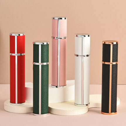 10ml High-End Leather Perfume Atomizer Exquisite Portable Refillable Travel Spray Bottle
