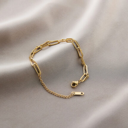 Double-layered cross-chain gold