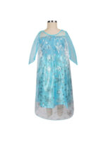Girls' Frozen Elsa Princess Cosplay Dress Snowflake Costume Gown for Babies & Kids - Image 5
