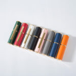 10ML Leather Rotating Perfume Bottle, Glass Cosmetic Oral Spray, Pressed Empty Bottle - Image 5