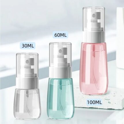 UPG Fine Mist Spray Bottles  Portable Refillable Mini Travel Bottles for Skincare & Hydration
