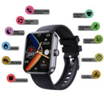 F57L 1.91" HD Smartwatch Heart Rate, Blood Pressure & Blood Oxygen Monitor and Walking Count - Image 3
