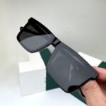 Square Sunglasses Men's New High-End Sunscreen UV Protection Men's Flat Sunglasses For Driving - Image 4