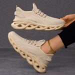 Women's Plus-Size Mesh Chunky Dad Sneakers Height-Increasing Platform Casual Shoes - Image 2