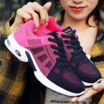 Women's Shoes Spring Cross-Border Women's Sports Shoes Plus Size Soft-Soled Running Shoes Air Cushion Shoes Casual Mesh Shoes - Image 3