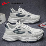 Warrior Men's Shoes 2026 Spring New Sports Shoes Men's Casual Running Thick-Soled Dad Shoes for Men - Image 3