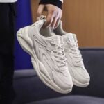 Men's Shoes Summer New Breathable Mesh Shoes Men's Sneakers Korean Version Versatile Little White Shoes Thickness Running Casual Shoes - Image 3