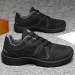 Ultra-Light Breathable Training Shoes Summer Black Wear-Resistant Running Sneakers - Image 3