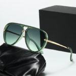 1707 Cross-Border New Dual-Beam Sunglasses For Men And Women Western Fashion Toad Glasses Xiaohongshu Style Driving Sunglasses - Image 3