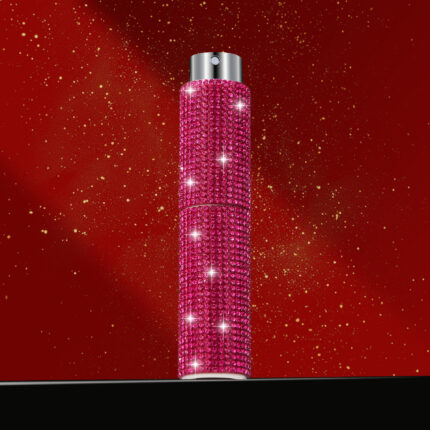 10ml; rose red; ABS + glass