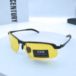 Black Frame Yellow Film Color Change [For Day and Night Use]