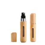 Portable Bamboo Fine Mist Perfume Atomizer  5ml & 8ml Bottom-Fill Refillable Travel Spray Bottle - Image 5