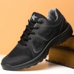 Ultra-Light Breathable Training Shoes Summer Black Wear-Resistant Running Sneakers - Image 2