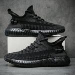 350 Coconut Style Flyknit Sneakers  Breathable Mesh Couple's Shoes (Plus Sizes Available) for Men and Women - Image 2