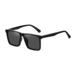 Square Sunglasses Men's New High-End Sunscreen UV Protection Men's Flat Sunglasses For Driving - Image 5