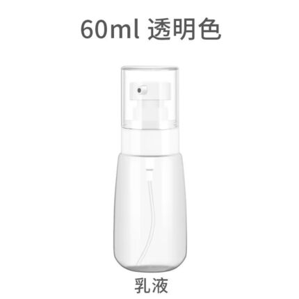 Transparent lotion bottle, 60ml