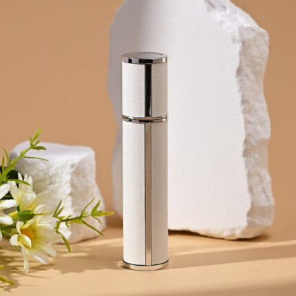 10ml; white; PU skin + electrochemical aluminum nozzle + glass liner