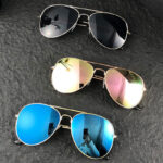 Pilot Classic Reflective Film Toad Glasses Retro Dazzling Sunglasses Versatile Fashion Sunglasses Manufacturers Wholesale